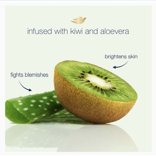 Dove Exfoliating Body Polish Body Scrub, Kiwi & Aloe, 10.5 oz - Image 3