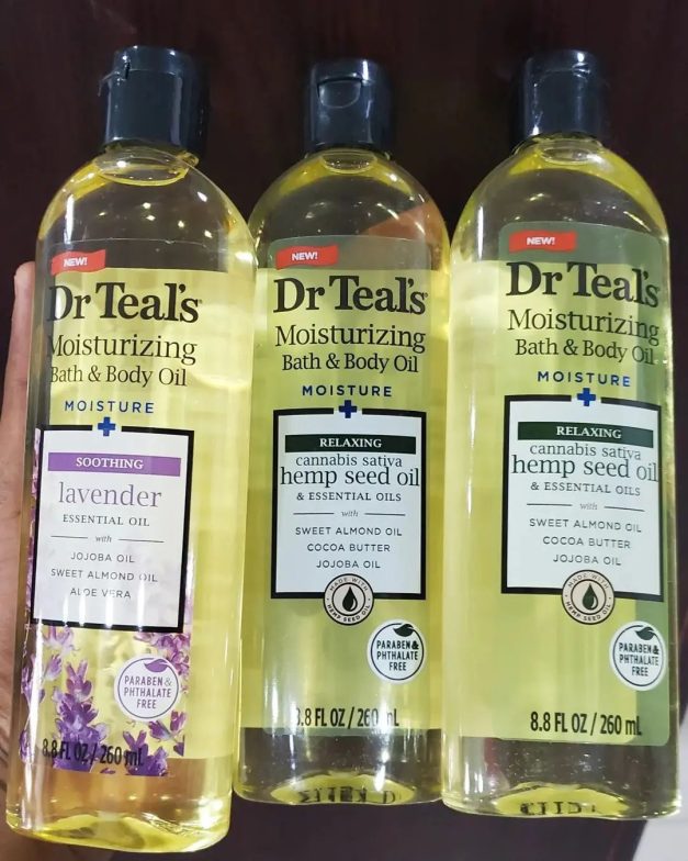 Dr Teal's Melatonin Essential Oil Moisturizing Bath & Body Oil 8.8oz - Image 2