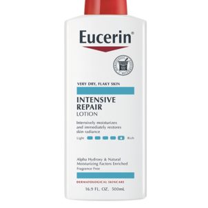 Eucerin Intensive Repair Body Lotion, Lotion for Very Dry Skin, 16.9 Fl Oz Pump Bottle