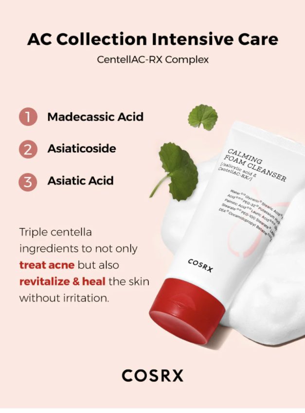 COSRX AC Collection Calming Foam Cleanser - Image 3