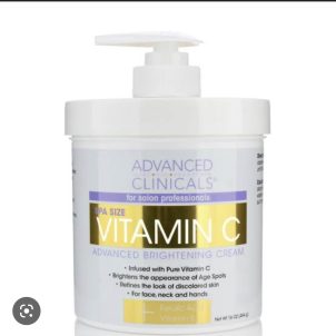 Advanced Clinicals Vitamin C Skin Care Set For Face & Body, Potent Vitamin C ,W/ Anti Aging 16 Oz