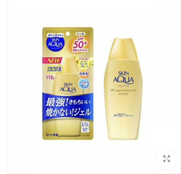 Skin Aqua Super Moisture Gel Gold Sunscreen SPF 50+/PA++++ (110g)
