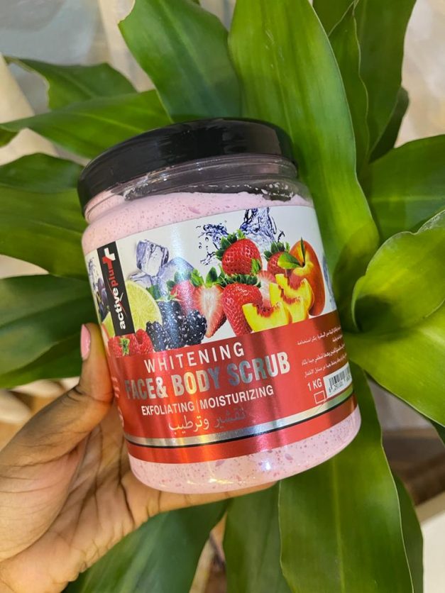 Apricot face and body scrub