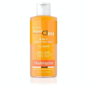 Rapid Clear 2-in-1 Fight & Fade Salicylic & Glycolic Acid Toner for Acne & Marks