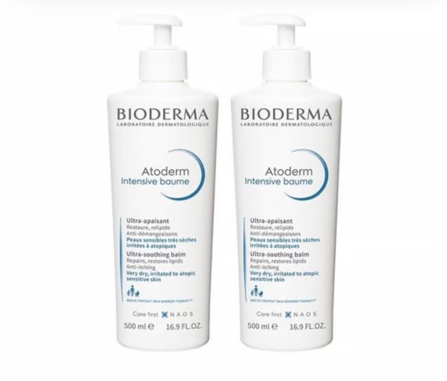 Bioderma Atoderm Intensive Foaming Gel ultra-soothing & unfragranced body wash for very dry skin, and itchy skin prone to eczema 500Ml Gentle purifying and soothing body wash, anti-itching.