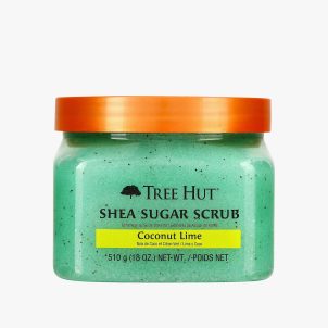 TREEHUT COCONUT AND LIME SHEA SUGAR SCRUB