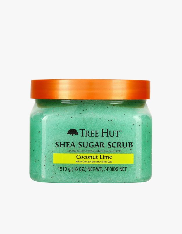 TREEHUT COCONUT AND LIME SHEA SUGAR SCRUB